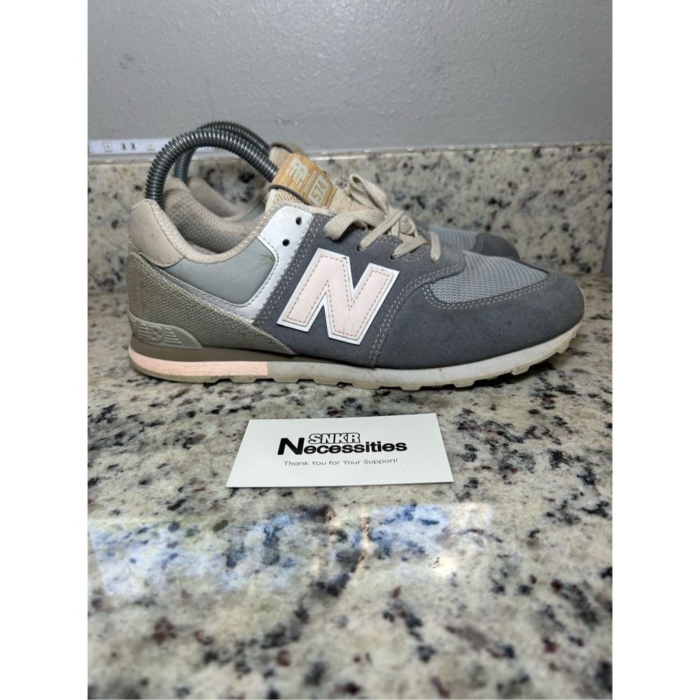 New Balance 574 Classic Gunmetal brown sz 6 kids 7.5 wmns GC574SG Retro 90s
